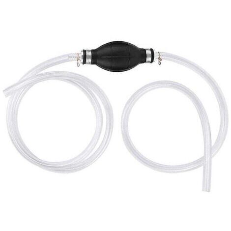 Pompe manuelle de transfert d'eau, siphon, transfert de carburant, portable, pour stations d'eau, essence, solvant, diesel liquide, gaz, avec tuyau de 2 m.