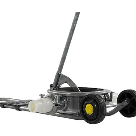 Pompe Manuelle Inox A Membrane Grande Capacité Sur Chariot