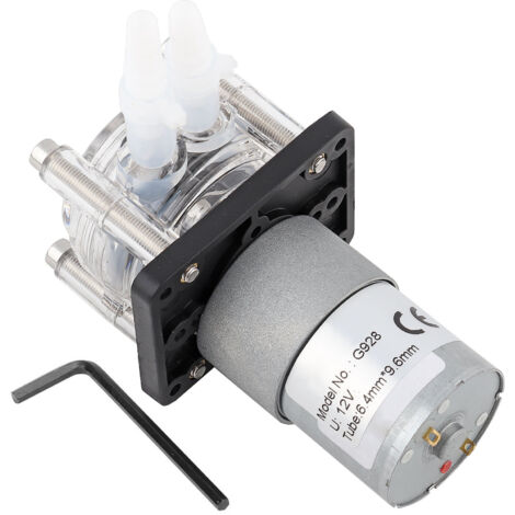 Pompe péristaltique haute capacité, aspiration puissante, moteur 12V DC