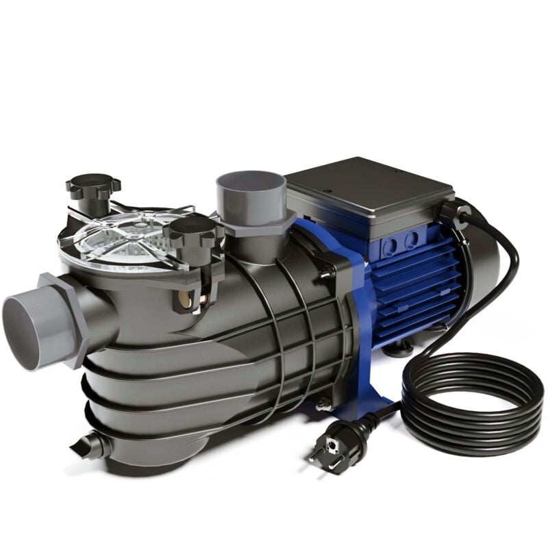 Xpotool - Wiltec Pompe piscine 180 w – Débit 10800 l/h – Hauteur refoulement 8 m – Pompe de filtration et de circulation pour Filtre Eau – Pool