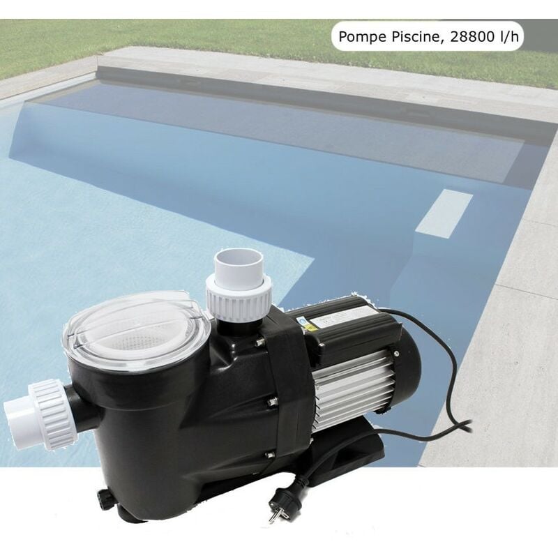 Pompe piscine de 28800 l/h. Qualité et puissance