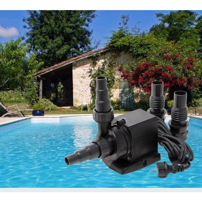 Le Poisson Qui Jardine - Pompe piscine de 6000 l/h - 40 w avec pré filtre de protection
