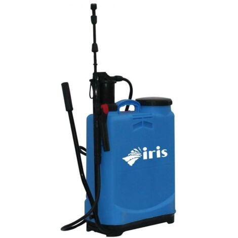 POMPE POMPA A SPALLA IRIS GARDEN IN PLASTICA ANTICORROSIONE DA LT.12 O LT. 16