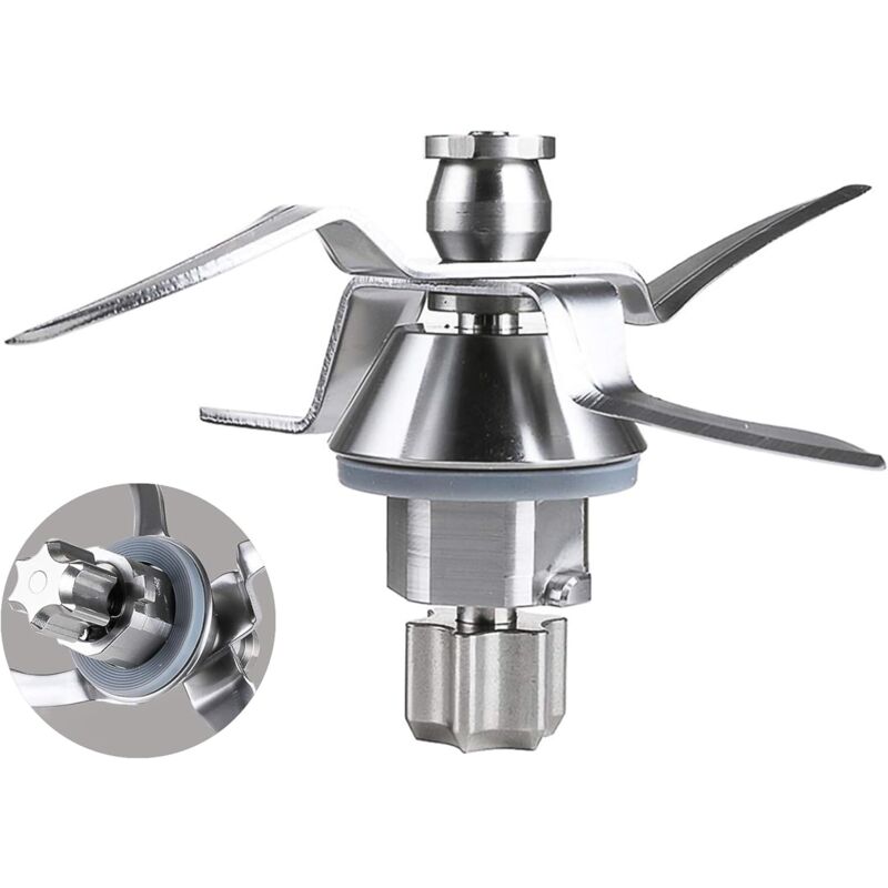 Couteau pour Thermomix Bimby TM31 Couteau mélangeur tm 31 Base en métal durable et lame tranchante en acier inoxydable