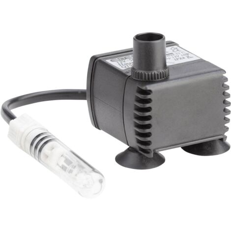 Pompe pour fontaine d'intérieur 300 l/h 57502 – Hauteur de refoulement 0.7 m – Débit 300 l/h – Longueur 40 mm – Pour espaces intérieurs – Pontec - 300iL