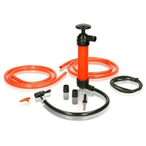 Pompe Siphoïde Manuelle Transfert Essence Diesel Huile Aquarium Gonfleur
