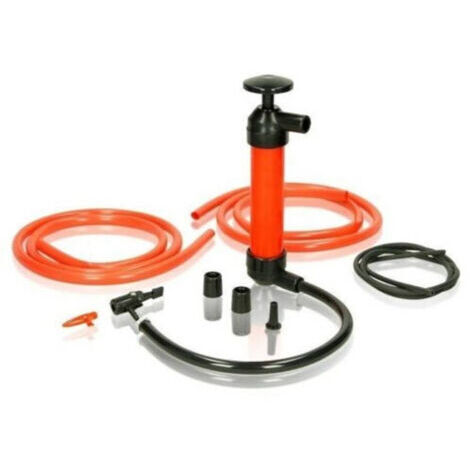 Pompe Siphoïde Manuelle Transfert Essence Diesel Huile Aquarium Gonfleur