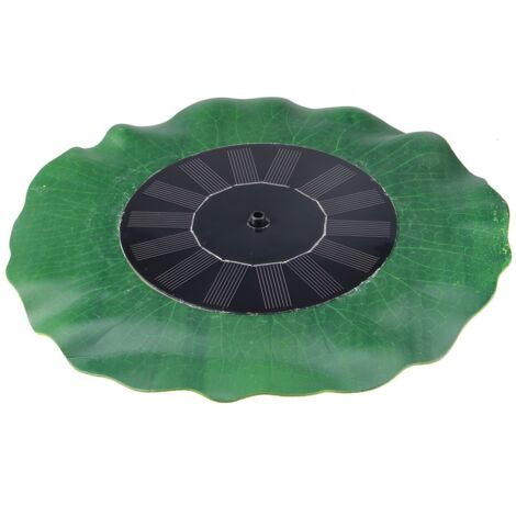 Pompe solaire 1,4 W 7 V pour fontaine, kit de fontaine pour bassin à oiseaux extérieur, pompe solaire submersible, convient aux bonsaïs de terrasse, aux bassins pour oiseaux et aux petits points d'eau