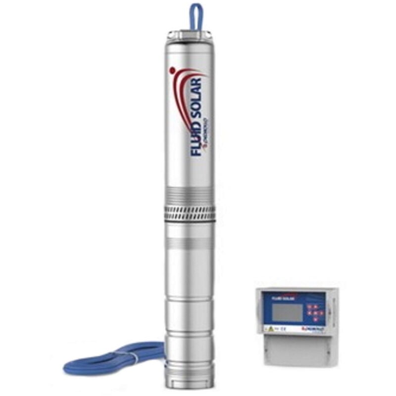 Pompe solaire puits profond Pedrollo fluid solar 6/3 puissance 750 w grand dèbit avec tableau electrique
