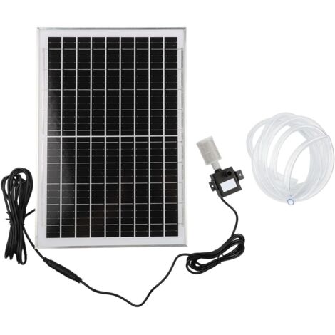 Pompe solaire submersible pour bassin avec filtre pour aquarium, fontaine de jardin, fontaine d'oiseaux, aérateur de bassin 10 W