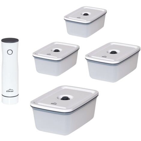 Pompe sous vide + 4 boîtes - Lacor - 69698