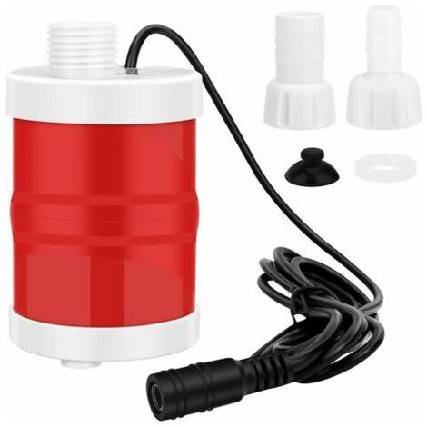Pompe submersible 12V 20W pour aquarium, pompe à eau à haut débit 700L/H, pompe d'aspiration de fond portable pour filtre d'aquarium.