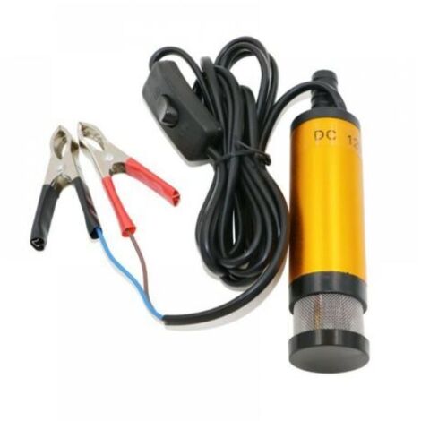Pompe submersible 12V pour le pompage de l'eau de gasoil 38mm pompe de transfert de carburant diesel d'huile d'eau Pompe submersible électrique de pompe à essence de CC de pompe diesel