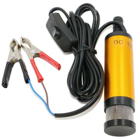 Pompe submersible 12V pour le pompage de l'eau de gasoil 38mm pompe de transfert de carburant diesel d'huile d'eau Pompe submersible électrique de pompe à essence de CC de pompe diesel BF