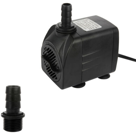 Pompe submersible 25 W avec tuyau de 1,5 m pour aquariums, bassins à poissons, etc.