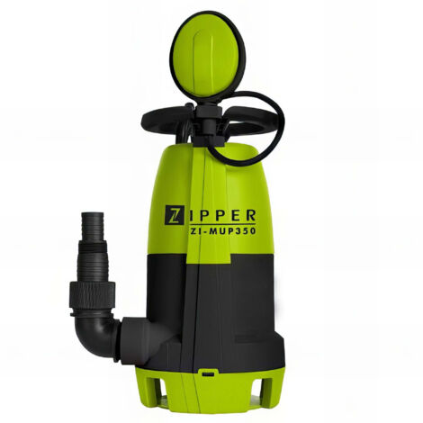 POMPE SUBMERSIBLE 3 IN 1 A EAU CHARGEE ET CLAIRE 350W ZIPPER ZI-MUP350