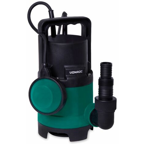 Pompe submersible 400W – 8000L/h - 7m de profondeur et flotteur inclus - Pour eaux usées et claires