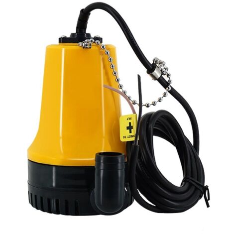 Pompe submersible, 50W 12V pompe à eau submersible portable, pour eau propre/sale, pour étang de jardin, piscines