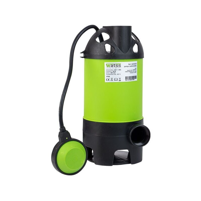 Bricolage Direct - Pompe submersible 750W - Eaux chargées