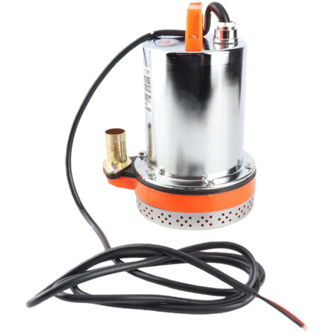Pompe submersible à batterie pour piscine, alimentation solaire, hauteur de refoulement de 8 mètres, câble de 2,1 mètres, courant continu