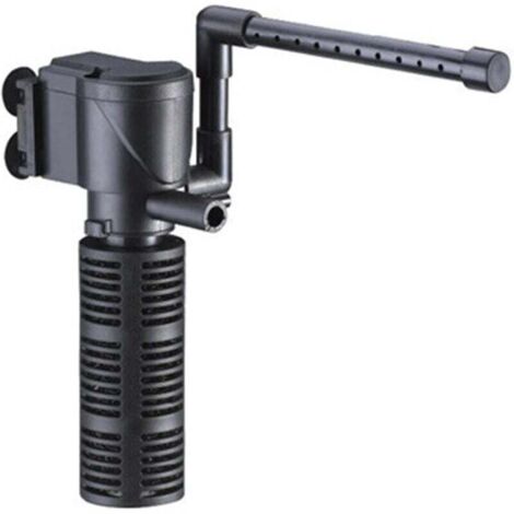 Pompe Submersible Aquarium avec Filtre, 3W 300L/H, Pompe à Eau Filtre, Réservoir pour Organismes Aquatiques, Bassin, Hydroponique (RS-602)