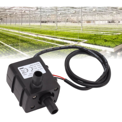 Pompe submersible brushless DC 12V microcentrifuge silencieuse pour circulation d'eau, fontaine et aquarium, ABS, 80g, 240L/H, 300CM lift, 8mm entrée/sortie