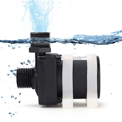 Pompe submersible CC sans balais 24 V CC 20 W 800 L/h. Économique et silencieuse, elle convient aux aquariums et aux jardins.