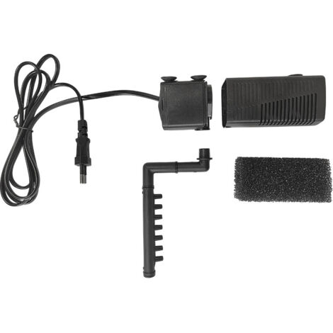 Pompe submersible combinée trois en un, filtre silencieux, pompe à oxygène pour aquarium, pluie artificielle, pompe à eau pour tortue, humidificateur pour bac à paysage