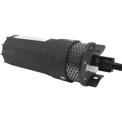 Pompe submersible, coque résistante à la corrosion de pompe à eau de puits profond de 6,5 L, levage de 230 pieds pour l'irrigation Le noir
