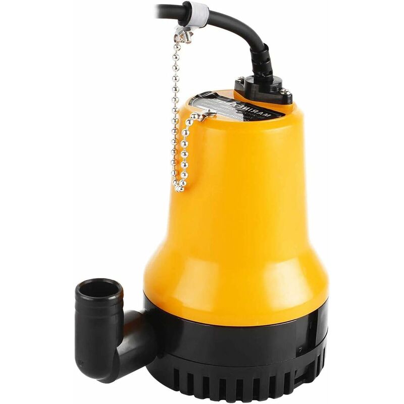 Ahlsen - Pompe submersible dc 12 v 60 w 3600 L/h pour bateau de bassin avec câble de 1,3 m