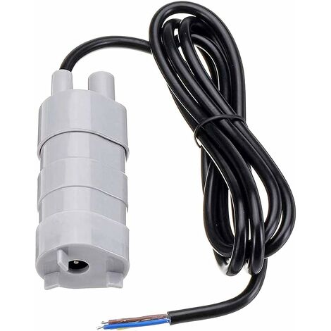 Pompe Submersible, DC 12V Pompe à Eau Haut Débit, Pompe Immergee, Pompe à Eau Douce, Pompe pour Bateau pour Ccamping-car, Bassin, Aquarium, Douche, Jardin, 840L/H