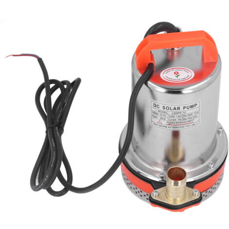 Pompe submersible DC, booster en acier inoxydable pour la construction de terres, l'irrigation des terres agricoles
