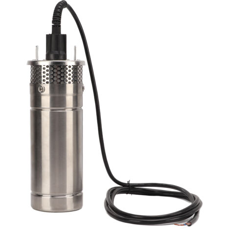 Pompe Submersible de puits profond, énergie solaire à haut débit, corps en acier inoxydable, bobine de cuivre rouge, eau 1/2 pouces, 120W, DC12V, 10A