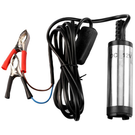 Pompe Submersible électrique 12V 24V DC, pour Transfert d'huile et de Carburant, dans Sa Construction, Utilisation Minimale et (Comme montré).