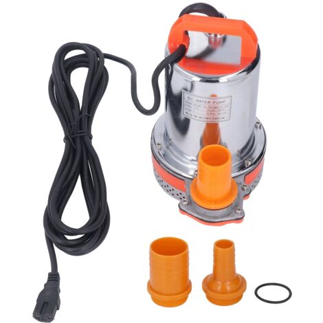 Pompe Submersible en acier inoxydable, fil à noyau isolé en cuivre rouge pour l'agriculture industrielle, DC12V 300W