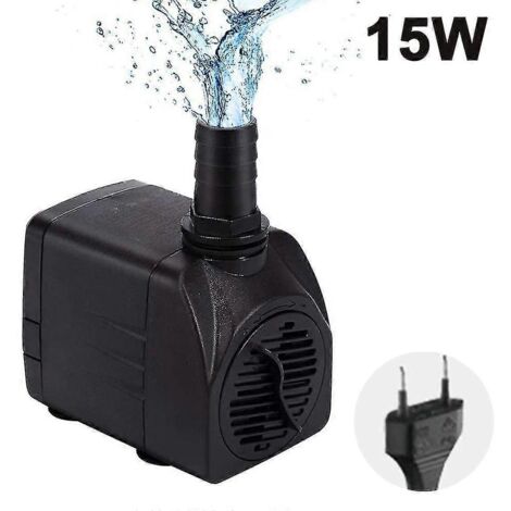 Pompe submersible extrêmement silencieuse avec pompe de fontaine - câble de 1,5 m inclus [db]