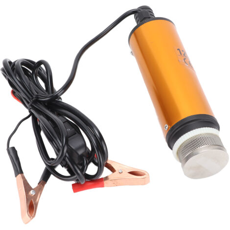 Pompe Submersible Mini 12V Portable pour Eau, Diesel, Kérosène - Débit 30L/min