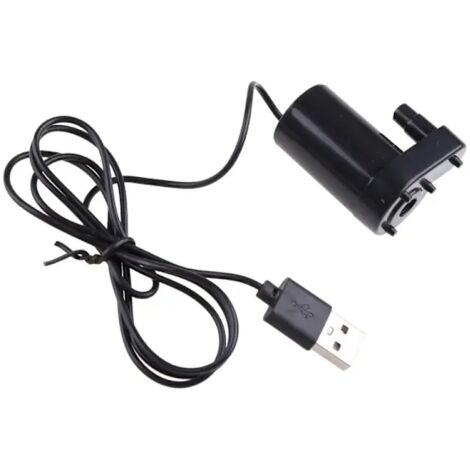 Pompe submersible miniature pour aquariums, alimentée par USB, DC 5V, 2-3L/min, chargeur, accessoires pour mini pompe à eau motorisée.
