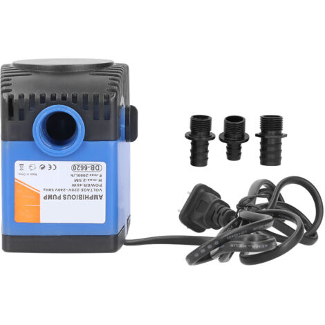Pompe Submersible pour Bassin de Jardin, Fontaine avec Amorçage Automatique 220V-240V