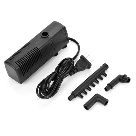 Pompe submersible pour filtre d'aquarium, débit d'oxygène amélioré, prise américaine 110 V - AquaForge