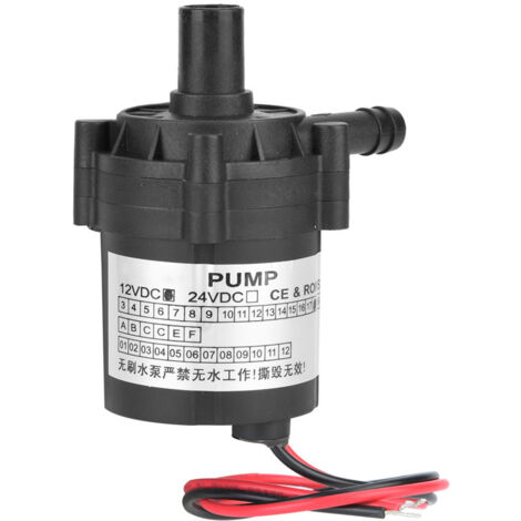Pompe submersible pour piscine, moteur sans balais 12V 18W, débit puissant et silencieux