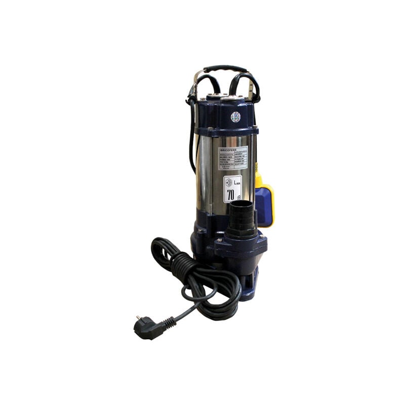 Bricoferr - Pompe submersible pour le pompage des eaux usées 750w 18000L/h
