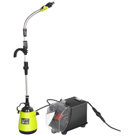 Pompe submersible sans fil pour réservoir d'eau sale Makita 20 V, 300 W, débit 5000 l/h, hauteur de refoulement 6 m (Piles incluses)