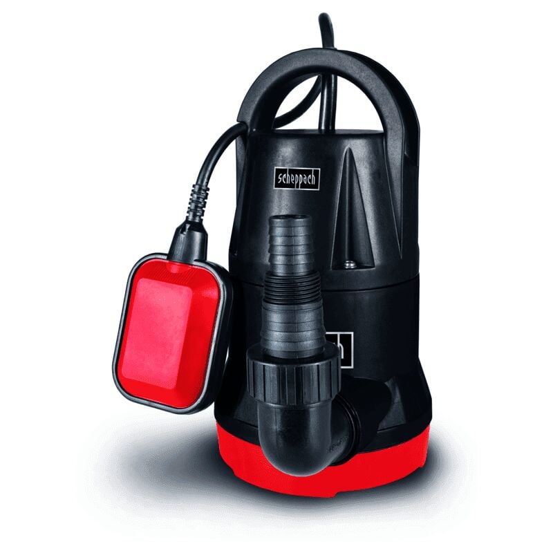 Scheppach - Pompe Submersible SBP250 - 250W - 6500L/h - Profondeur d'immersion de 6m - Raccord 1¼' - Câble d'alimentation de 10m - Idéal pour pomper