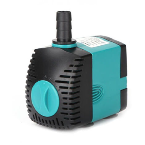 Pompe submersible silencieuse, pompe à eau pour aquarium (800 L/H, 15 W, hauteur manométrique 1,6 m)