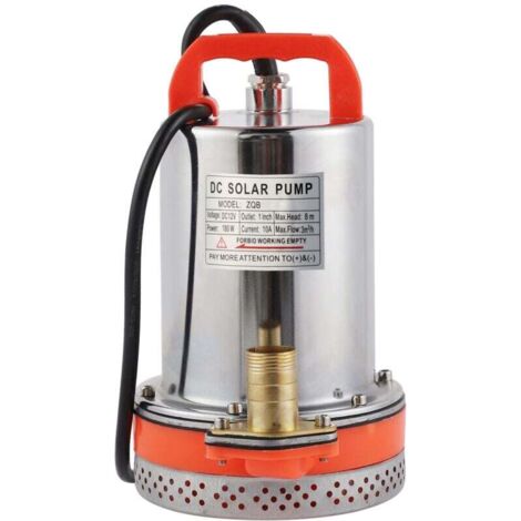 Pompe Submersible Solaire 12V Domestique Avec Batterie Hauteur 8M Câble 2.1M