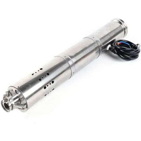 Pompe submersible solaire 284W DC24V - En acier inoxydable - 2 m3/h 40 m