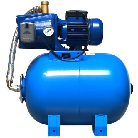 POMPE DE JARDIN Pompe à eau MULTI 1300 INOX 1300 W 230V ballon inox 24 L 5,4 m3/h 5400 l/h 