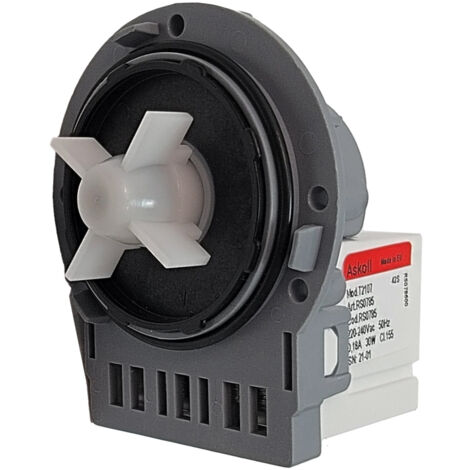 WHIRLPOOL Pompe vidange ASKOLL (C00144997) Lave-linge AEG, ARC EN CIEL, ARISTON HOTPOINT, ARTHUR MARTIN, ARTHUR MARTIN ELECTROLUX, BAUKNECHT, BEKO, BELLAVITA, BLOMBERG, BLUESKY, BOSCH, BRANDT, BSK, CADILLAC, CA