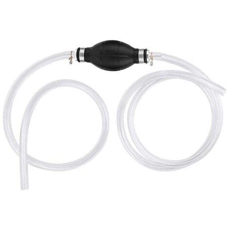 Pompe vidange huile moteur, 12V 80W pompe essence, pompe electrique gasoil à huile résistantes à la corrosion, pour voiture, bateau, moto, comprend des instructions(Manuel - Non électrique)